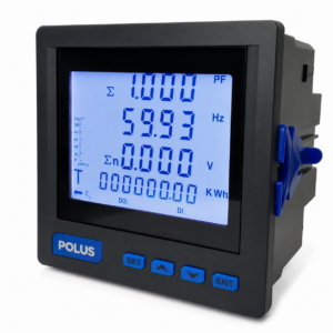 Multimedidor Digital de Grandezas Elétricas PL-M3-Ethernet – Para Porta de Painel com RS-485, Ethernet e Saída a Relé
