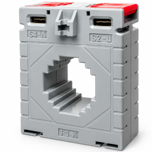 Transformador de Corrente PL-01 50/5A TC PL-01 com janela de 30x10mm Transformador de corrente 50/5A para medição elétrica Transformador de corrente PL-01 para painel elétrico