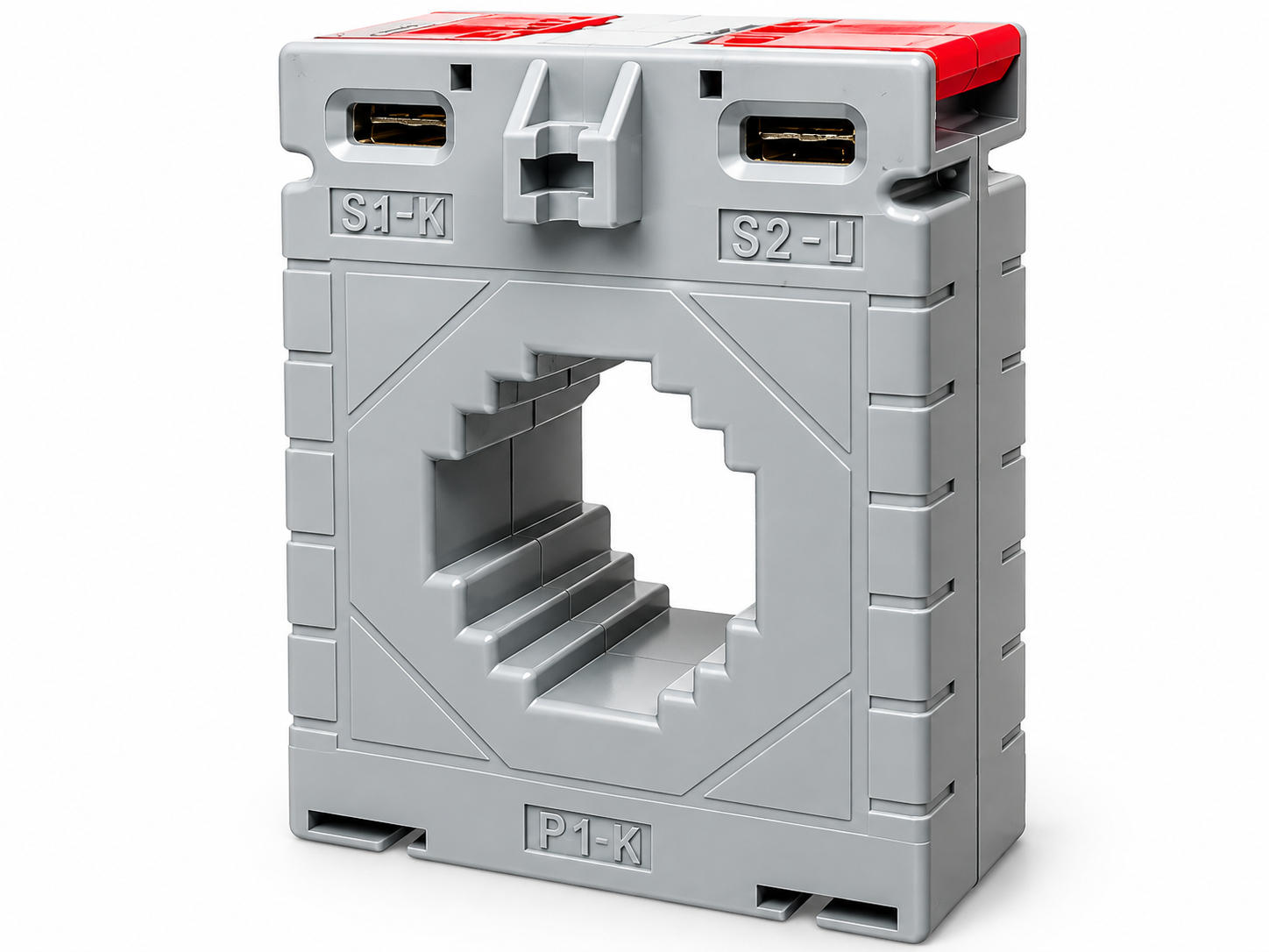 Transformador de Corrente PL-01 50/5A TC PL-01 com janela de 30x10mm Transformador de corrente 50/5A para medição elétrica Transformador de corrente PL-01 para painel elétrico