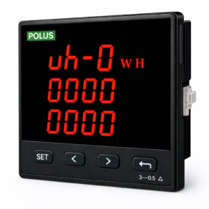 Multimedidor Digital Trifásico PL-M3 LED – Medição de Tensão, Corrente, Potência e Fator de Potência via RS-4851