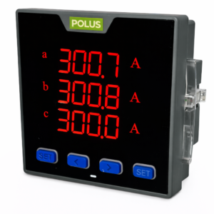 Amperímetro Digital Trifásico PL-ADLT 0–9999A - Medição Precisa e Comunicação RS-485