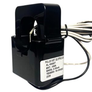 SENSOR DE CORRENTE PL-T16500T-T01 500A 4...20MA ALIM. 18...30VDC