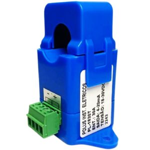SENSOR DE CORRENTE PL-T1630T-T01 30A 4...20MA ALIM. 18...30VDC