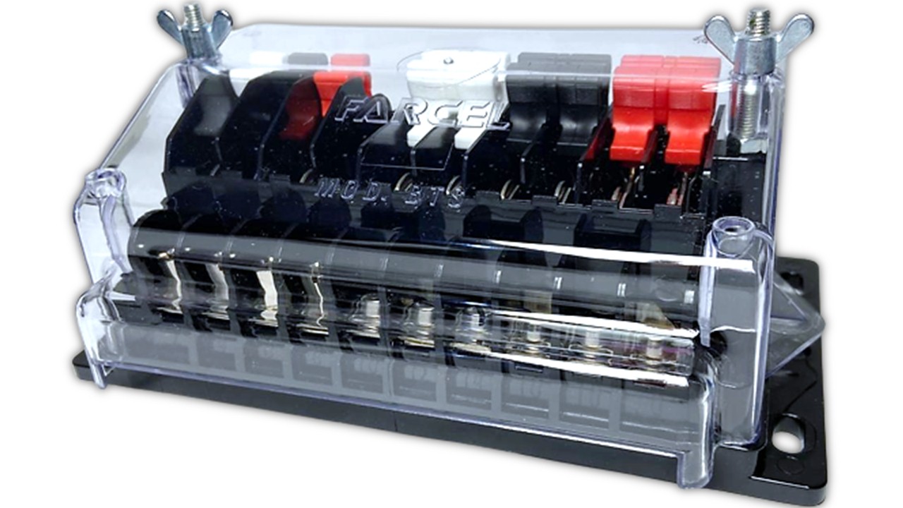 BLOCO DE AFERIÇÃO BTS 600V 20A P/ 3TC + 3TP MONT. SOBREPOR